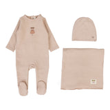 Graphic Layette Set - Dusty Pink