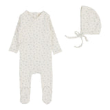 Bud Footie Set  - Cream/Blue