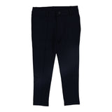 Knit Pants With Seam - Dark Navy