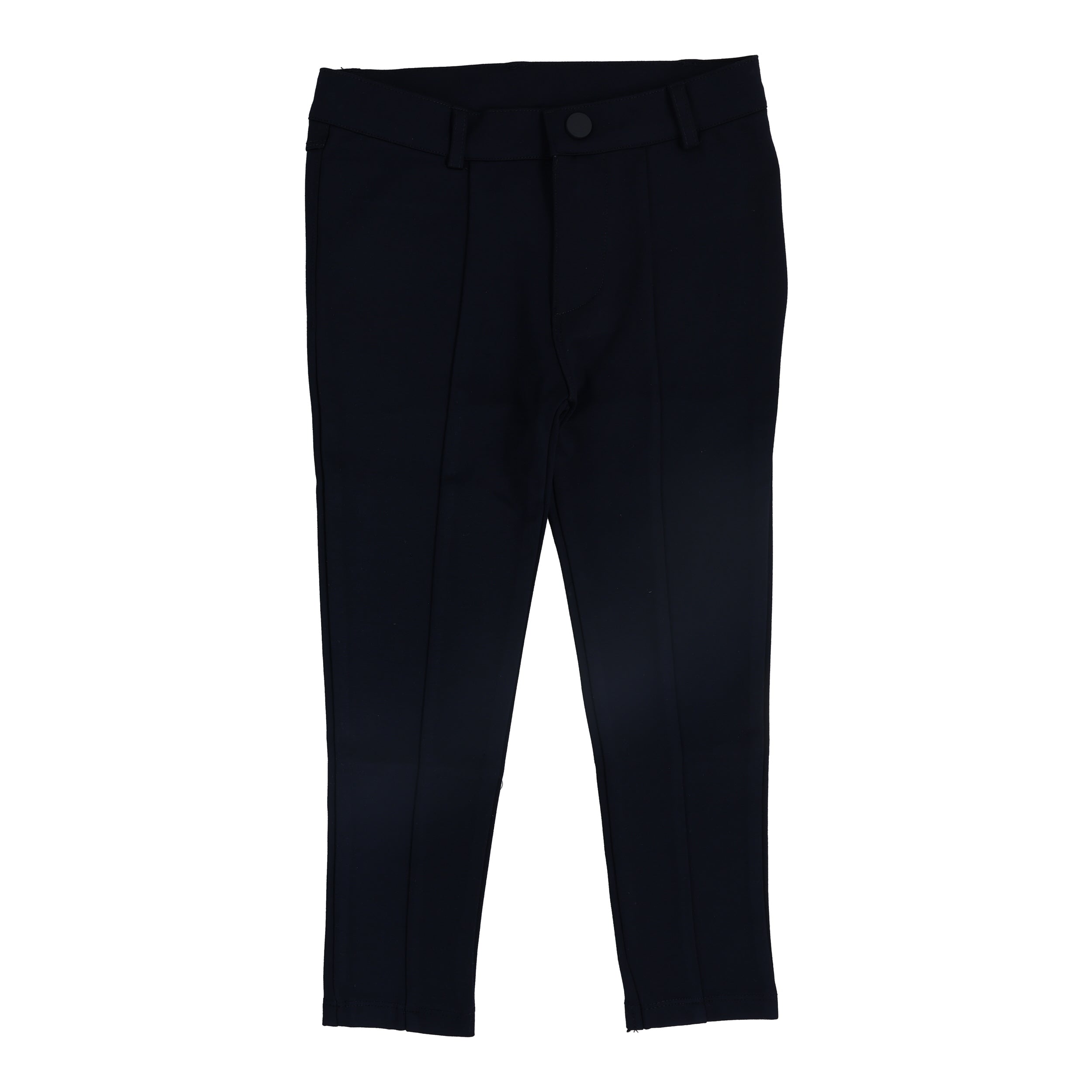 Knit Pants With Seam - Dark Navy