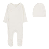 Take Me Home X Print Footie Set  - Cream/Pink