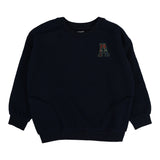 Plaid Detail Boys Sweatshirt
