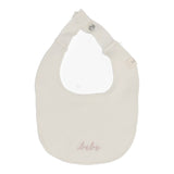 Take Me Home Bib - Cream/pink