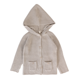 Chunky Cardigan - Natural Taupe
