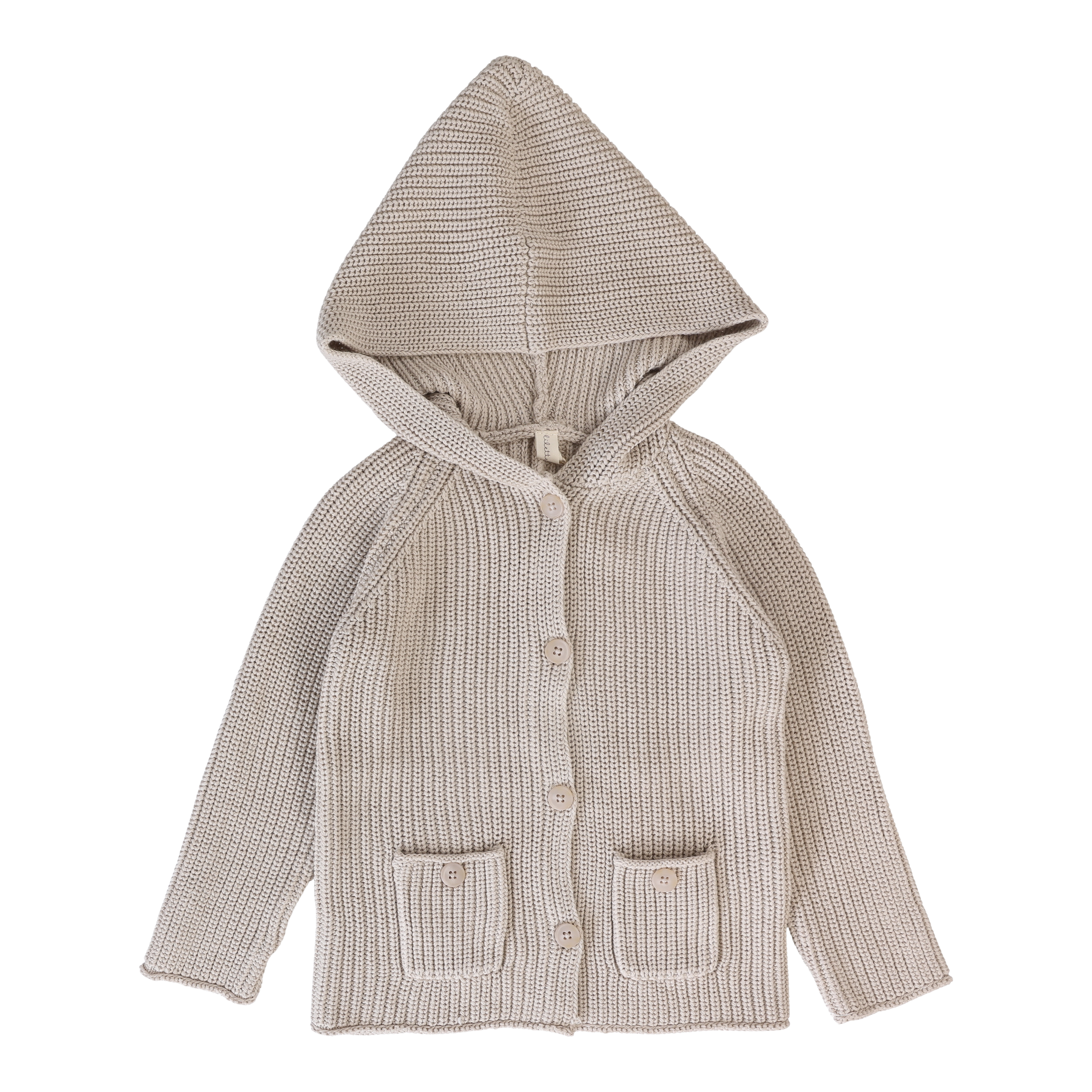 Chunky Cardigan - Natural Taupe