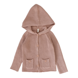 Chunky Cardigan - Dusty Pink