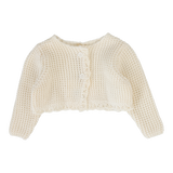 Chunky Knit Shrug - Cream