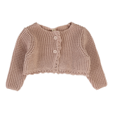 Chunky Knit Shrug - Dusty Pink