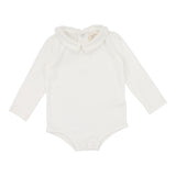 Collar Onesie Winter White