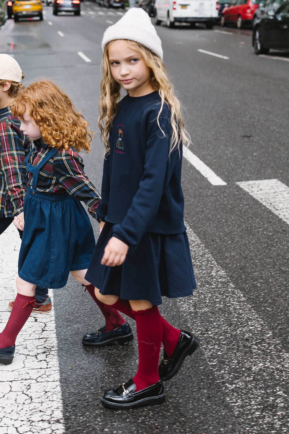 Circle Skirt-Navy