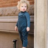 Corduroy Overalls-Off Blue