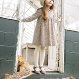 Daisy Floral Dress-Dusty Pink
