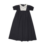Bib Maxi Short Sleeve-Navy