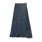 Panel Maxi Skirt - Dark Wash