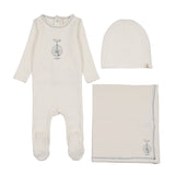 Bicycle layette set-cream