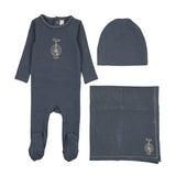 Bicycle layette set-off navy