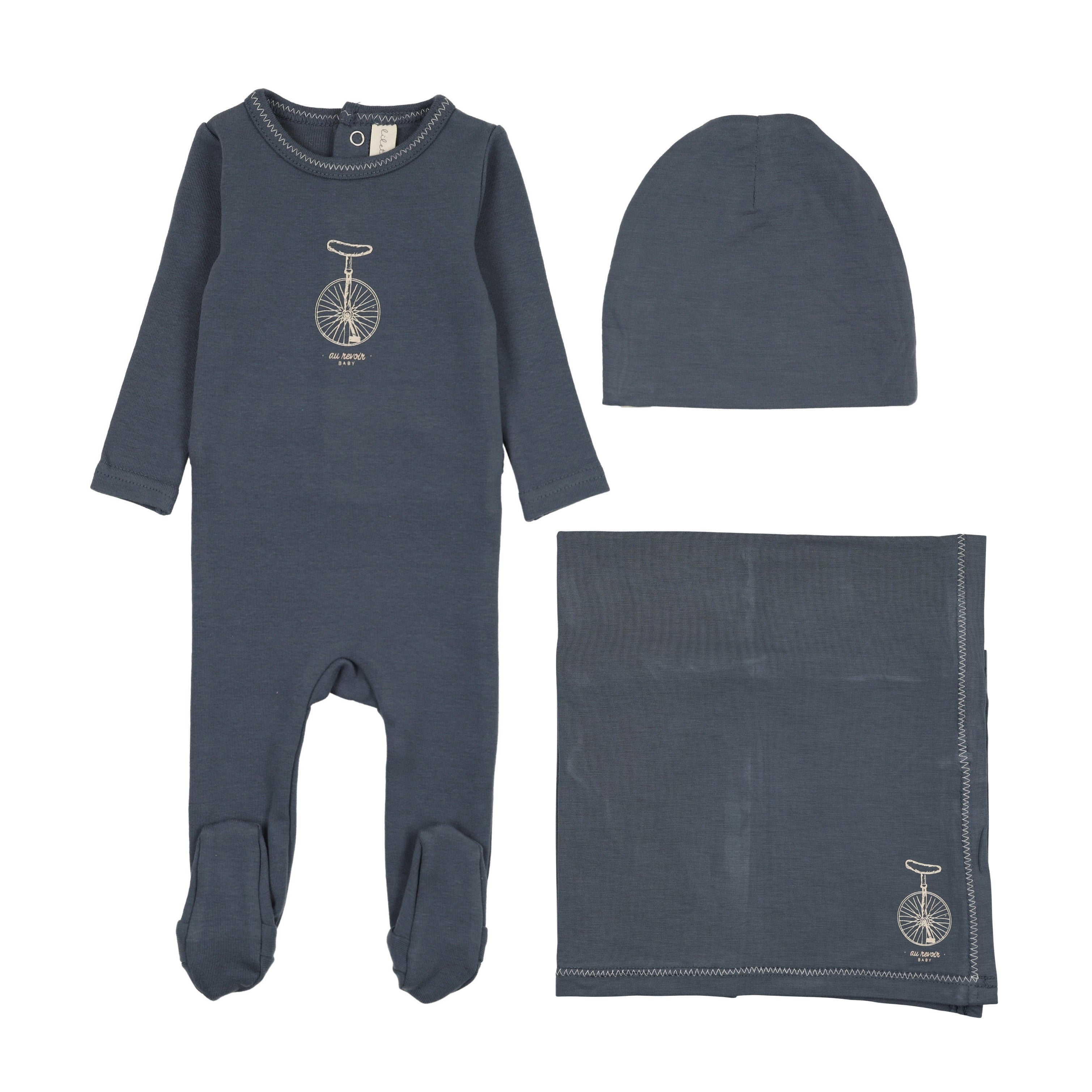 Bicycle layette set-off navy