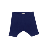 Basic Ribbed Shorts - Navy