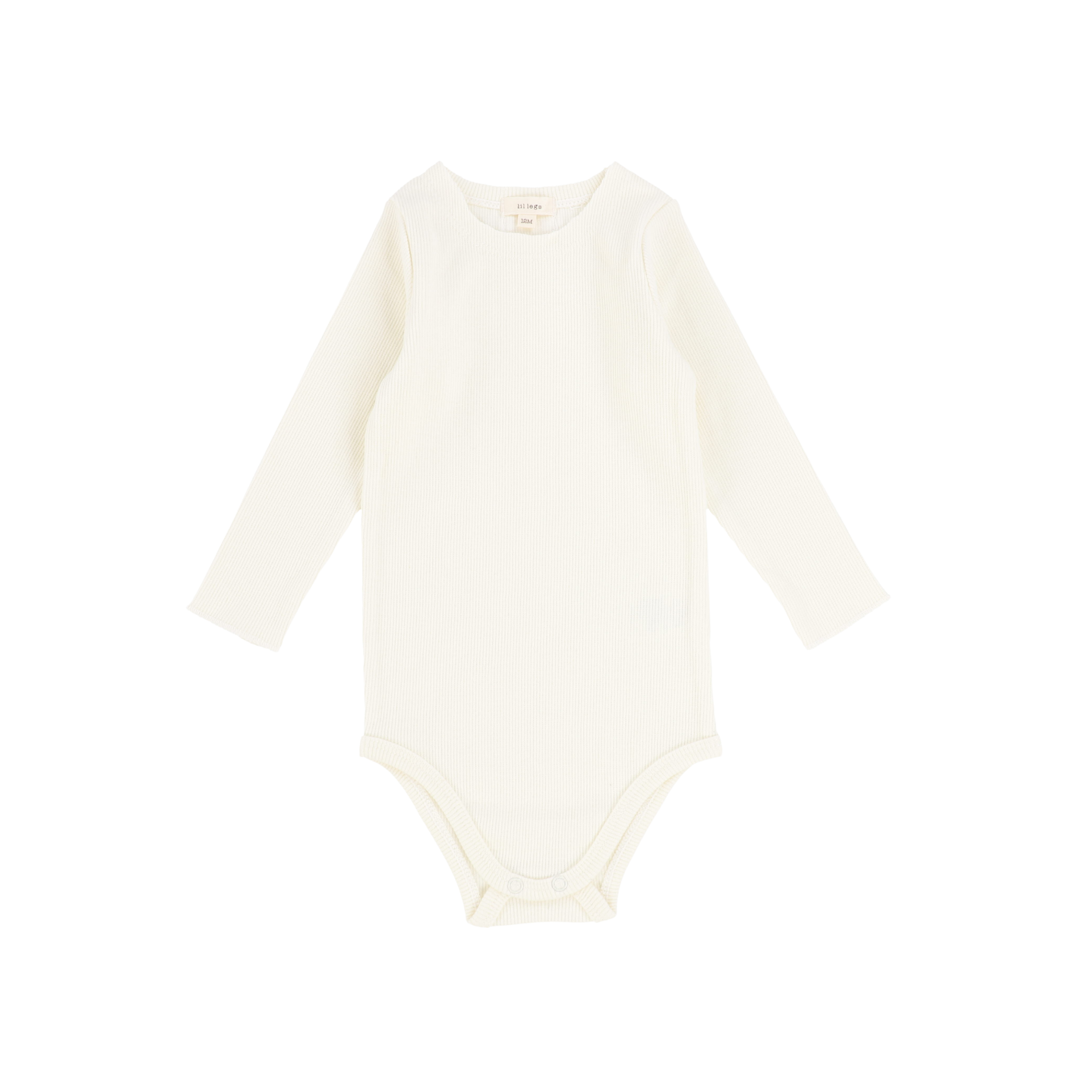 Ribbed Crewneck Onesie - Cream