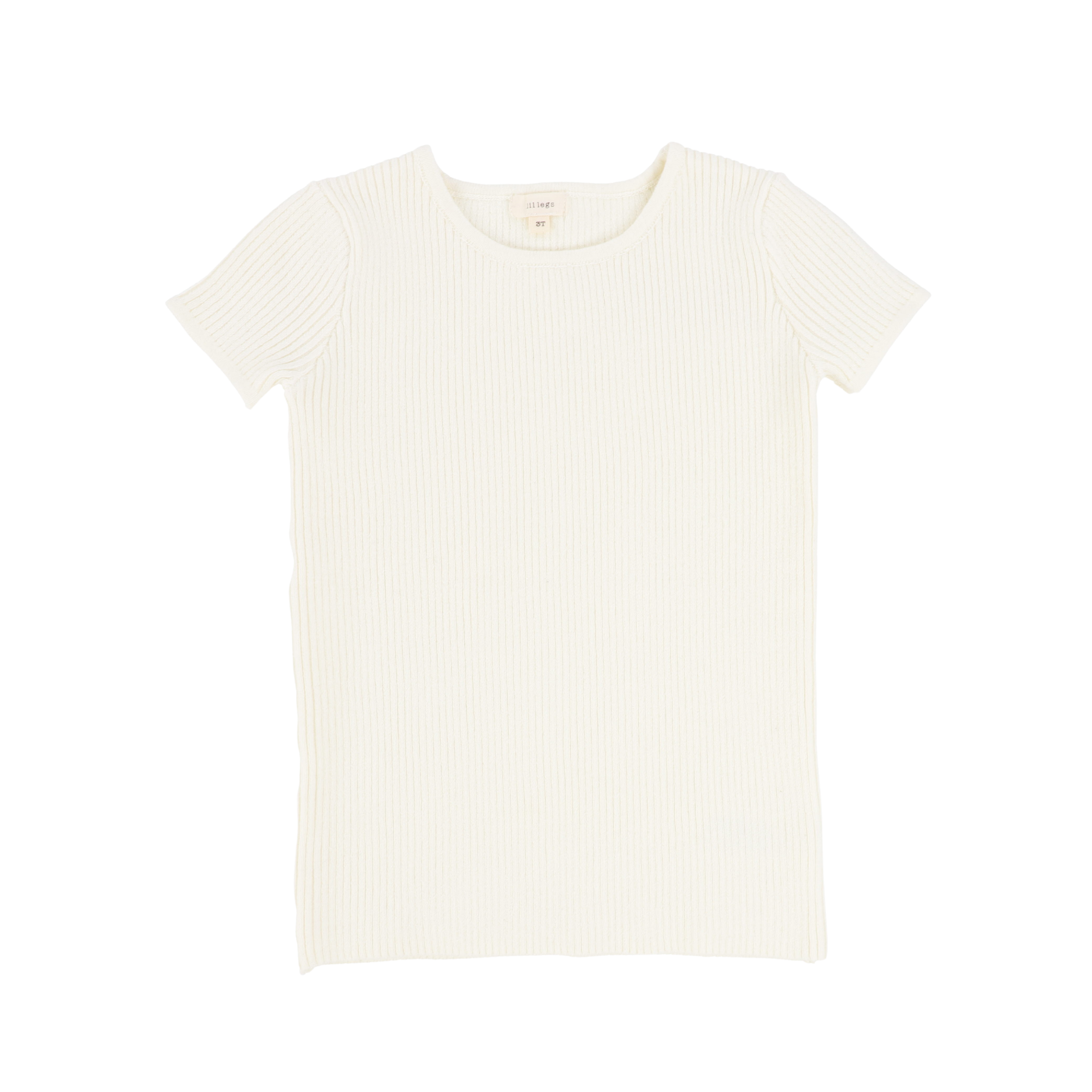 Basic Knit Short Sleeve Crewneck Sweater