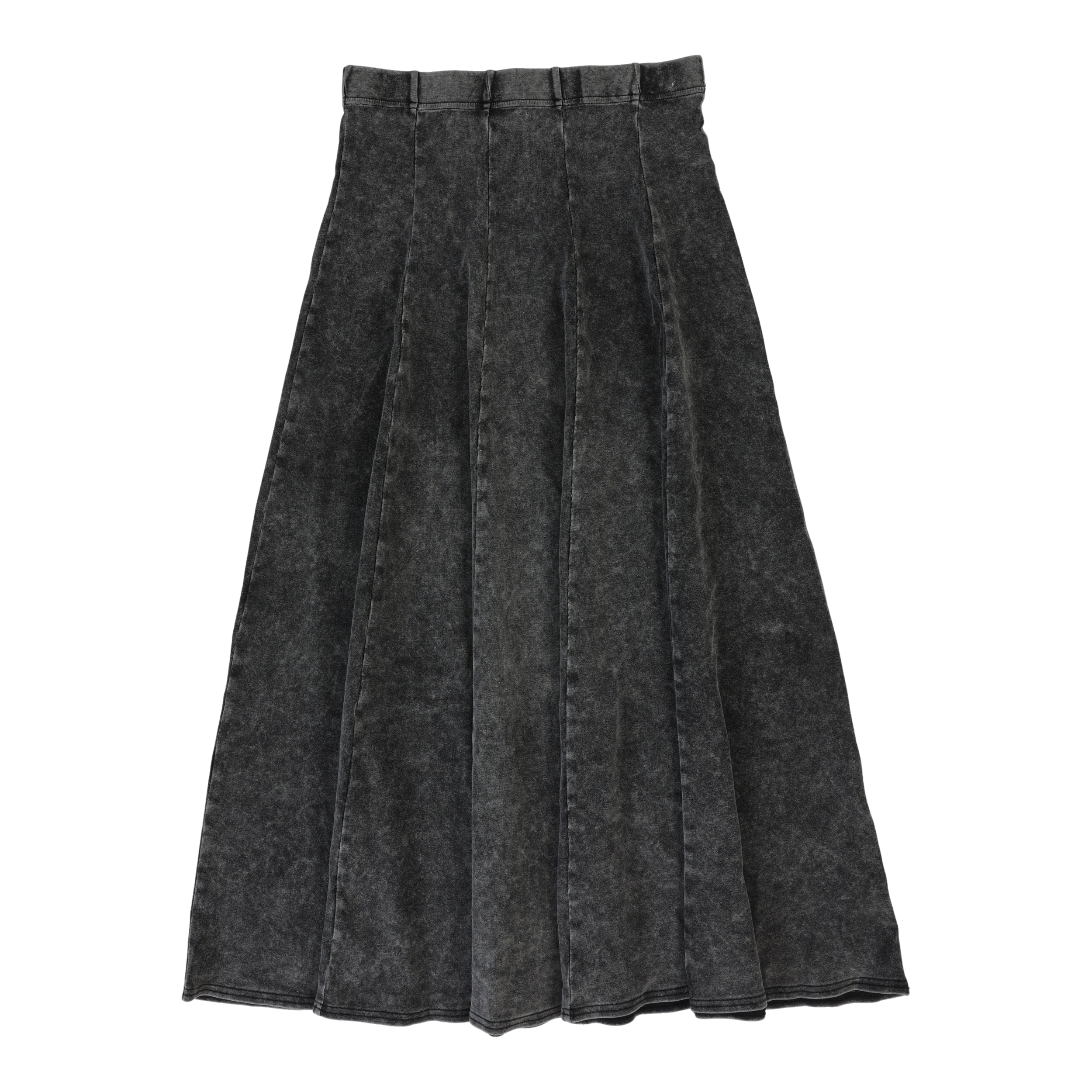 Panel Maxi Skirt - Black Wash