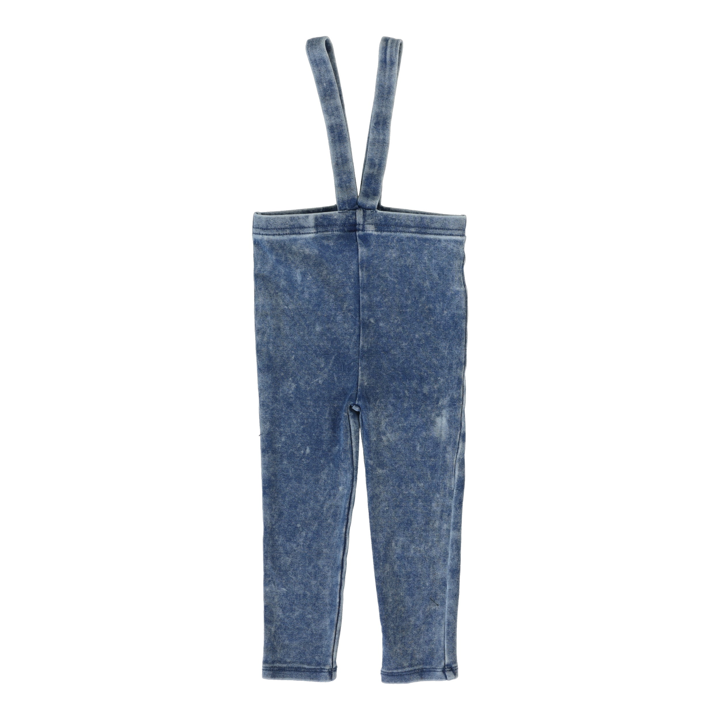 Suspender Leggings- Blue Wash