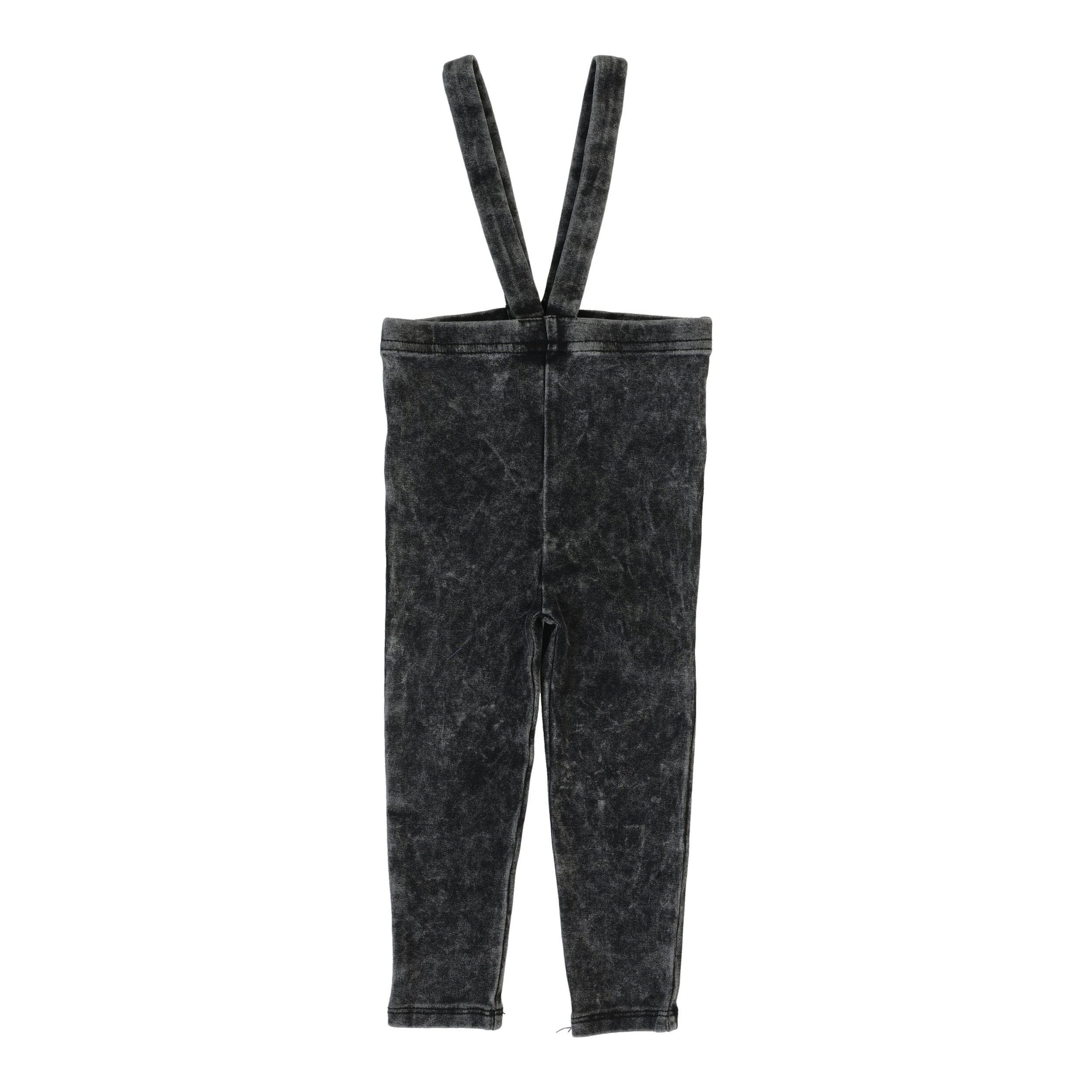 Suspender Leggings - Black Wash