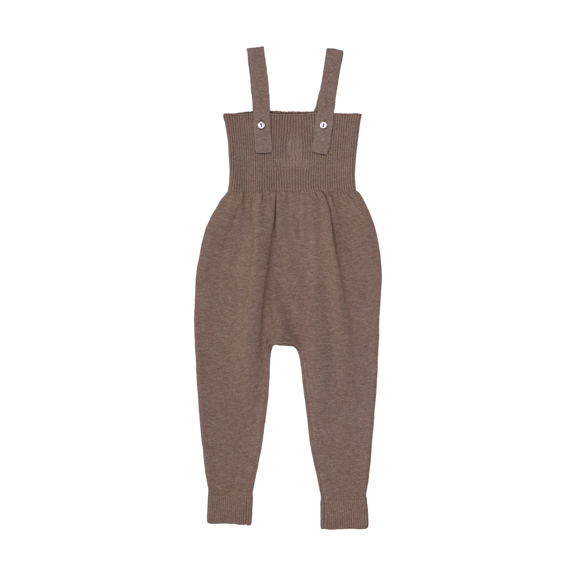 Knit Toddler Overalls Set