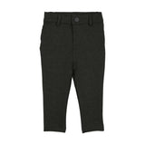 Basic Boys Knit Stretch Pants Without Seam - Heather Grey