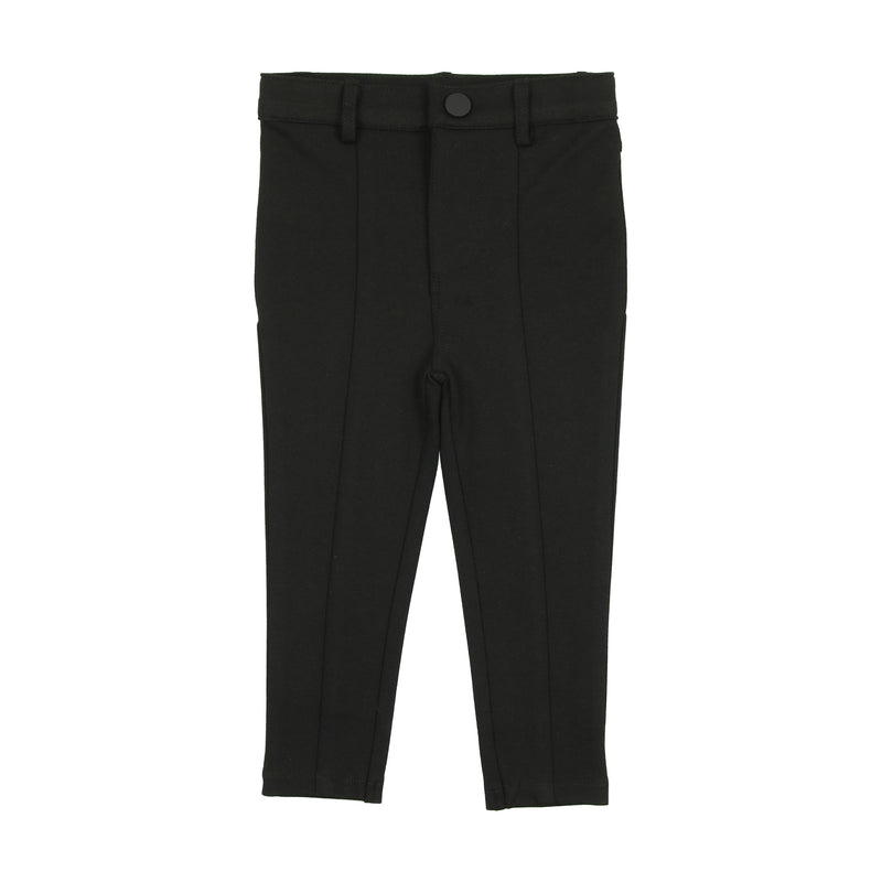 Knit Stretch Pants with Seam