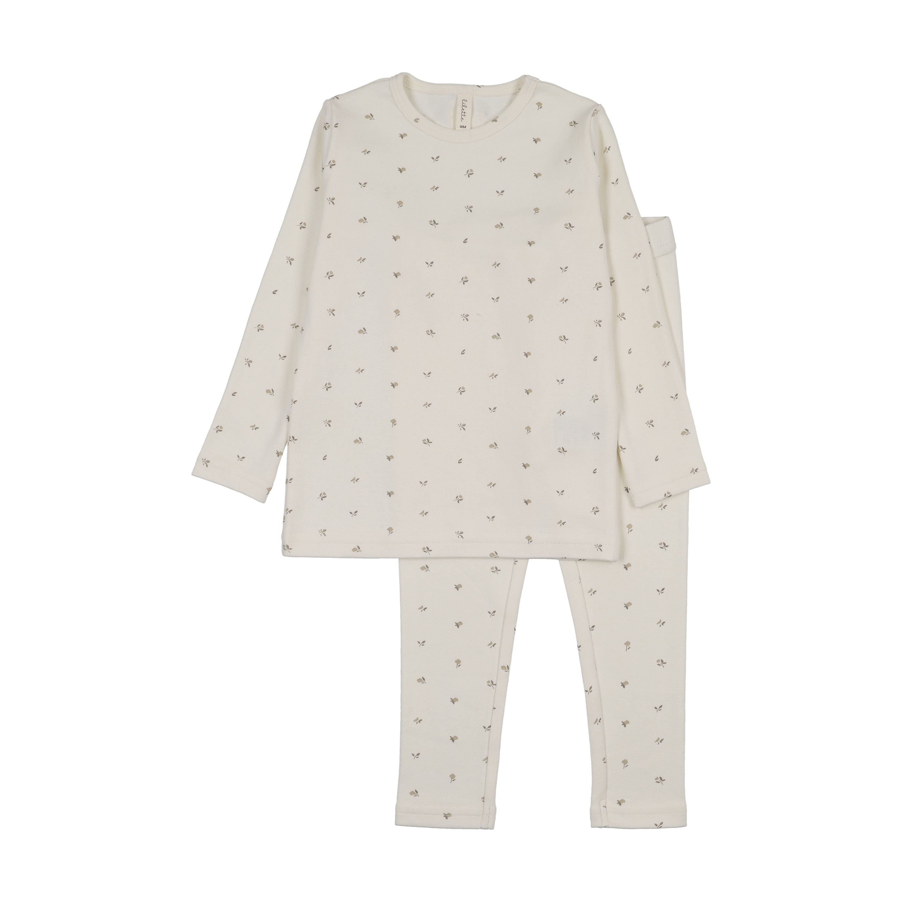 Bitsy floral lounge set-cream/oat