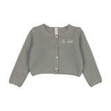 Le bebe knit cardigan-light blue