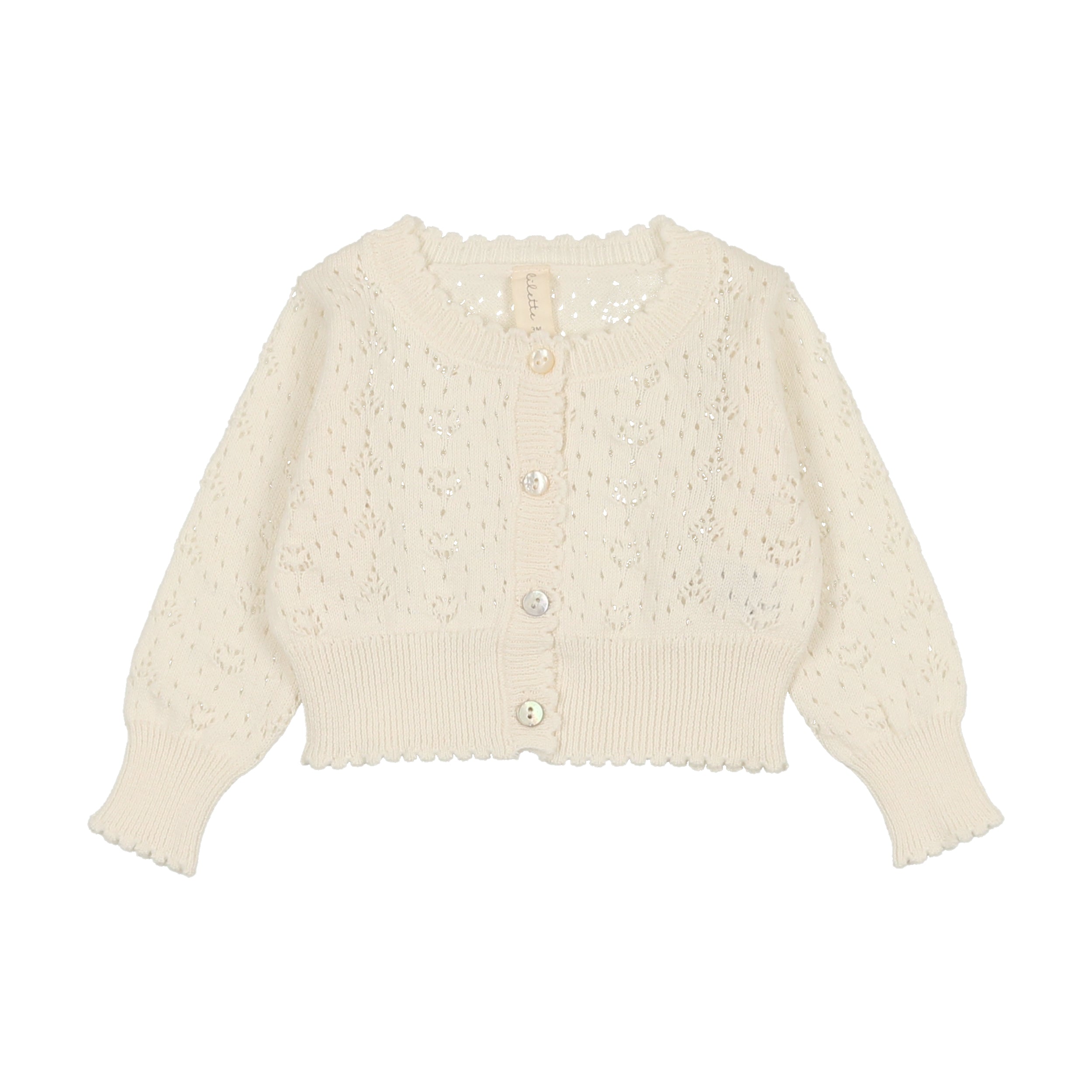 Heart Open Knit Cardigan – Lil Legs Baby - Main Image