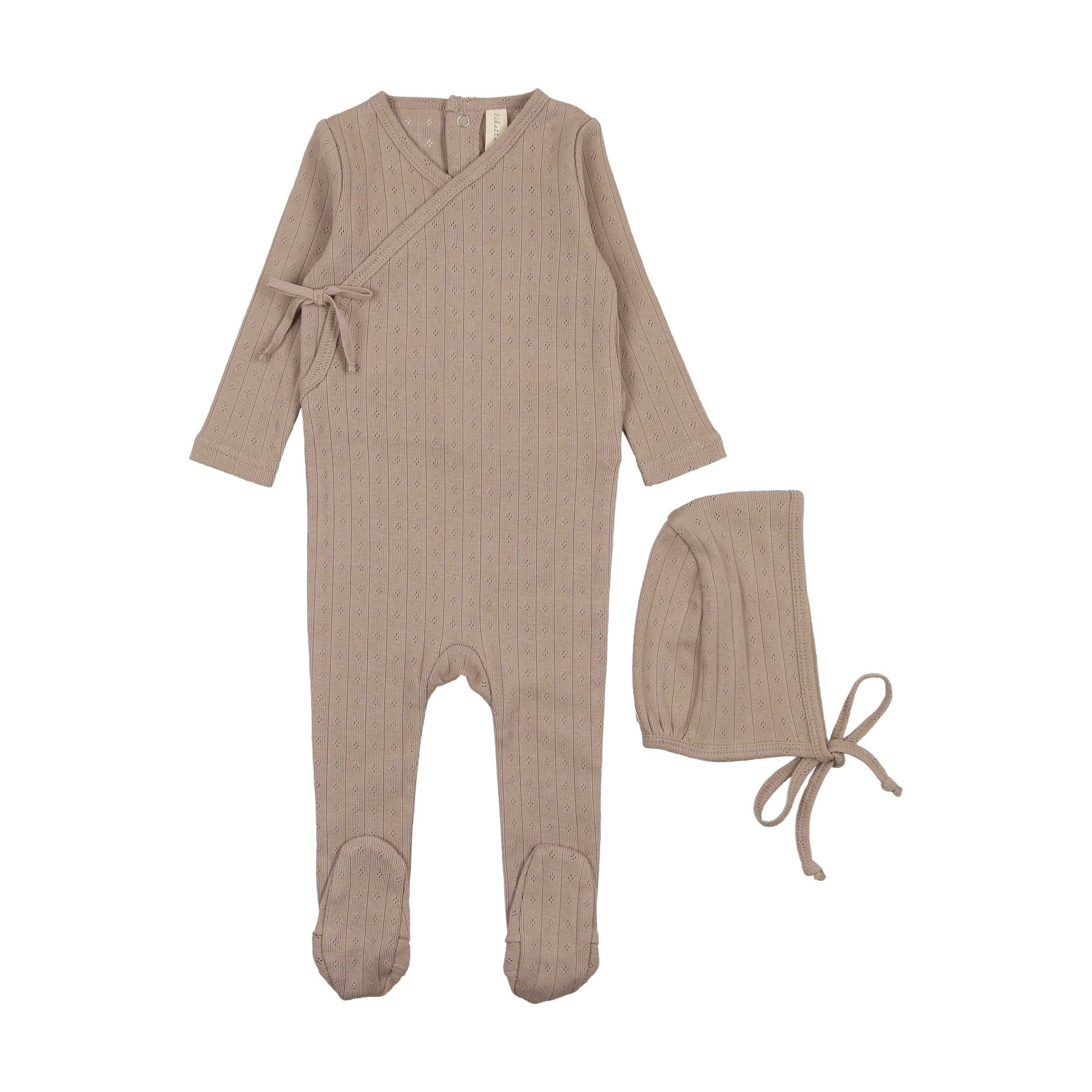 Fine Pointelle Footie Set