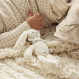 Woven Print Footie Set - Oat