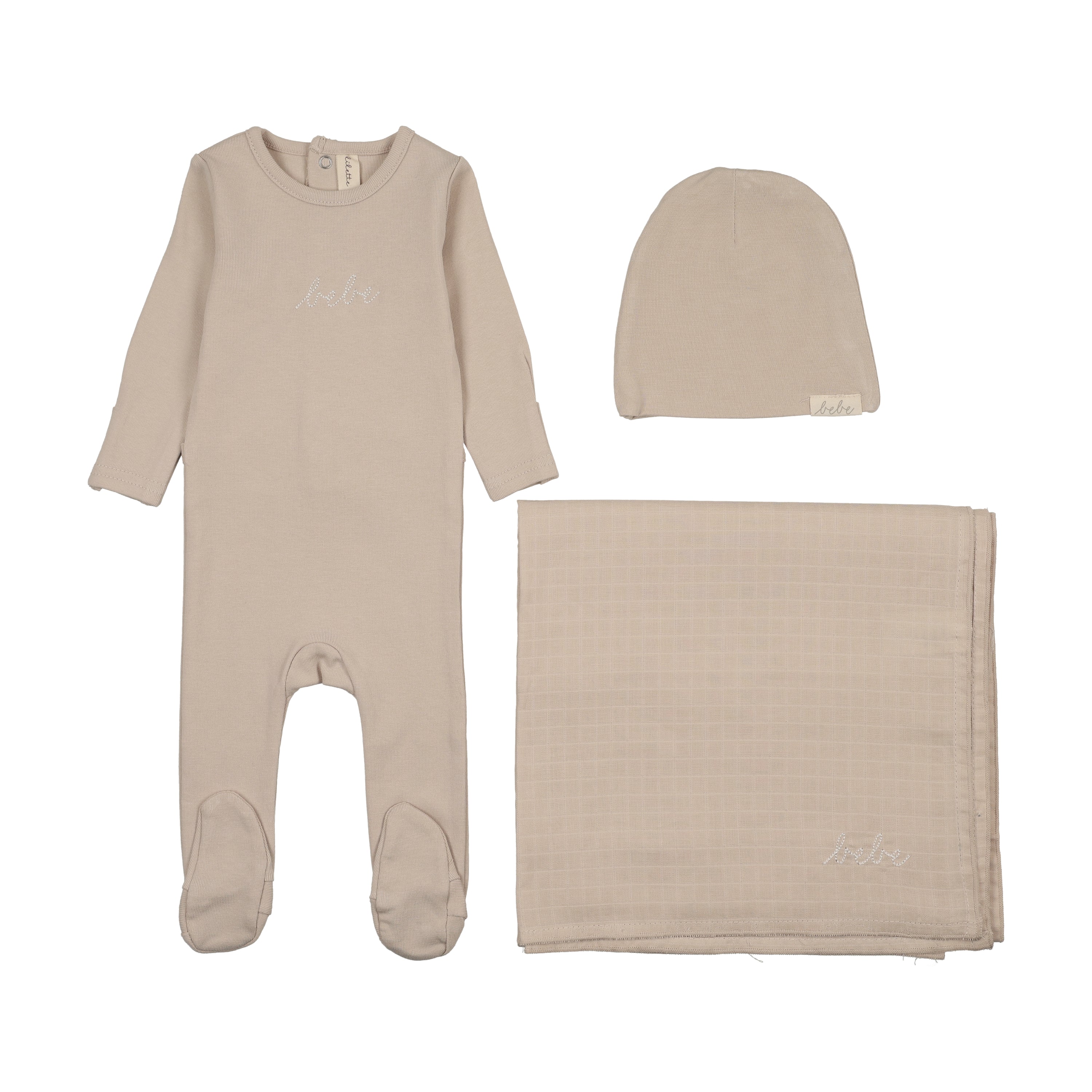 Take Me Home Bebe Layette Set-Oat
