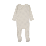 Take Me Home Clover Footie-Cream/Pale Blue