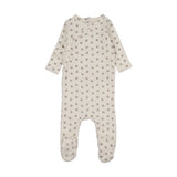 Terry Footie-Cream/Pink