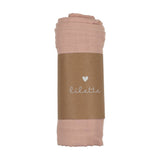 Take Me Home Bebe Muslin Swaddle-Dusty Pink