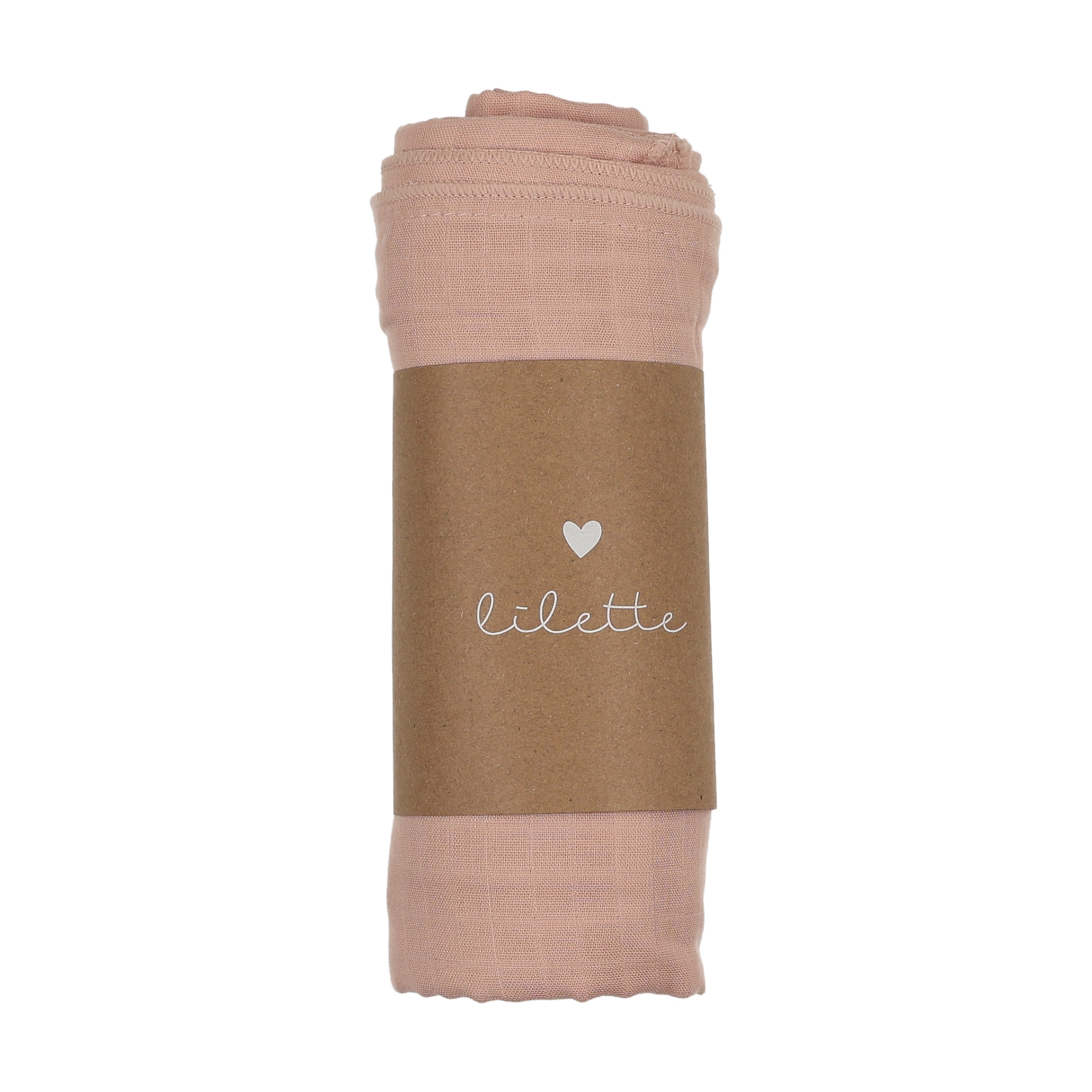 Take Me Home Bebe Muslin Swaddle-Dusty Pink