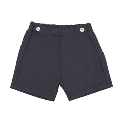 Ponte Shorts-Navy