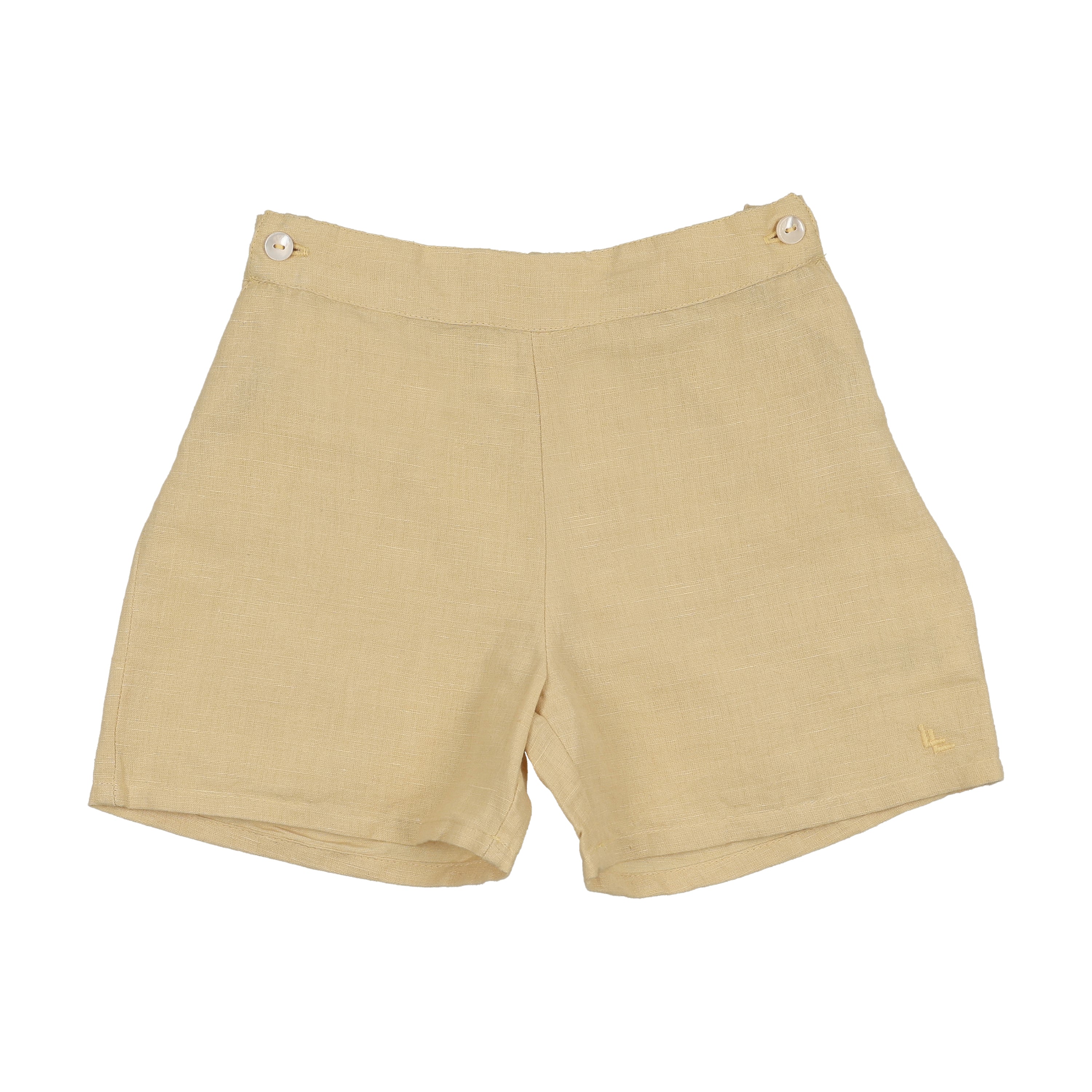 Solid Shorts-Yellow