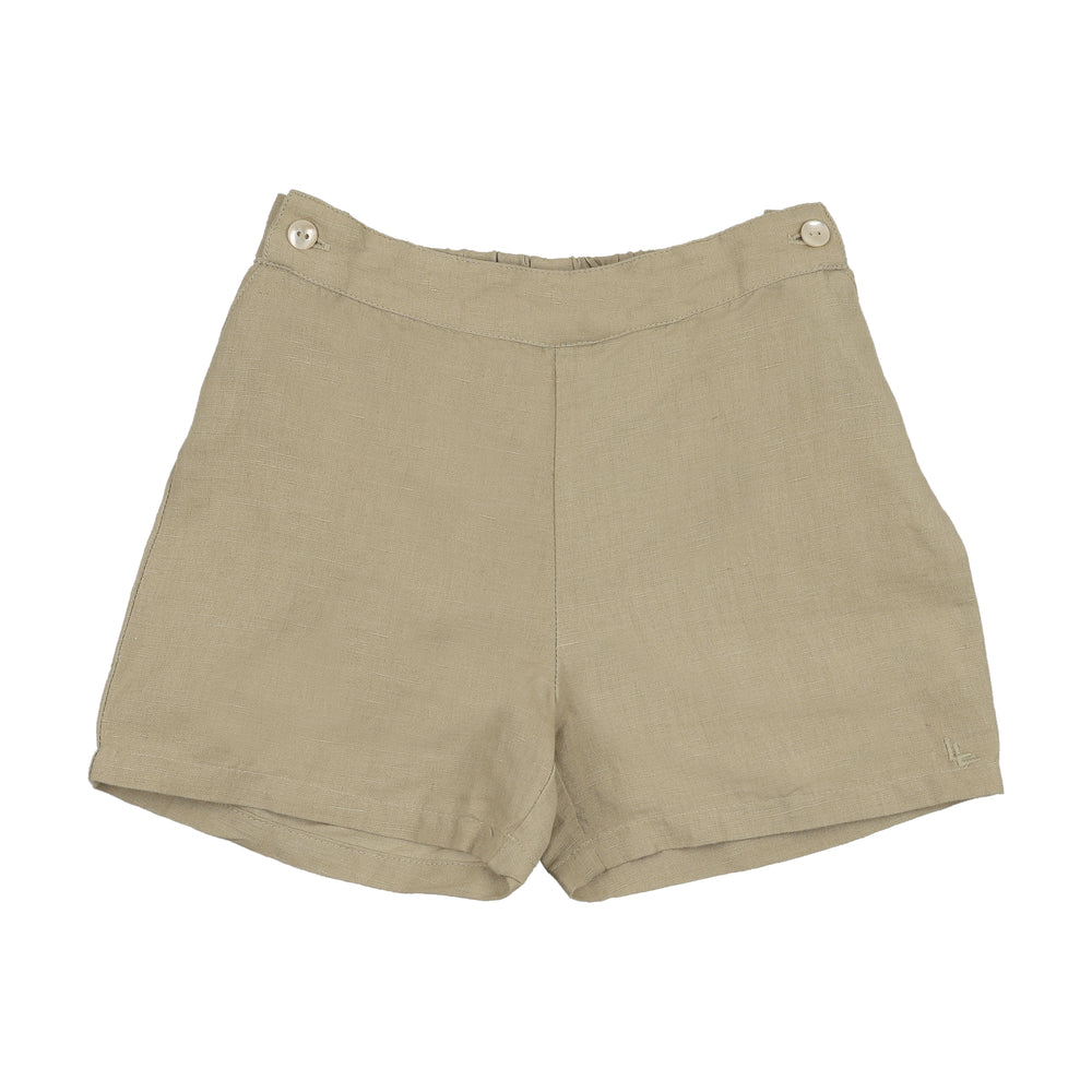 Solid Shorts-Shrub Green