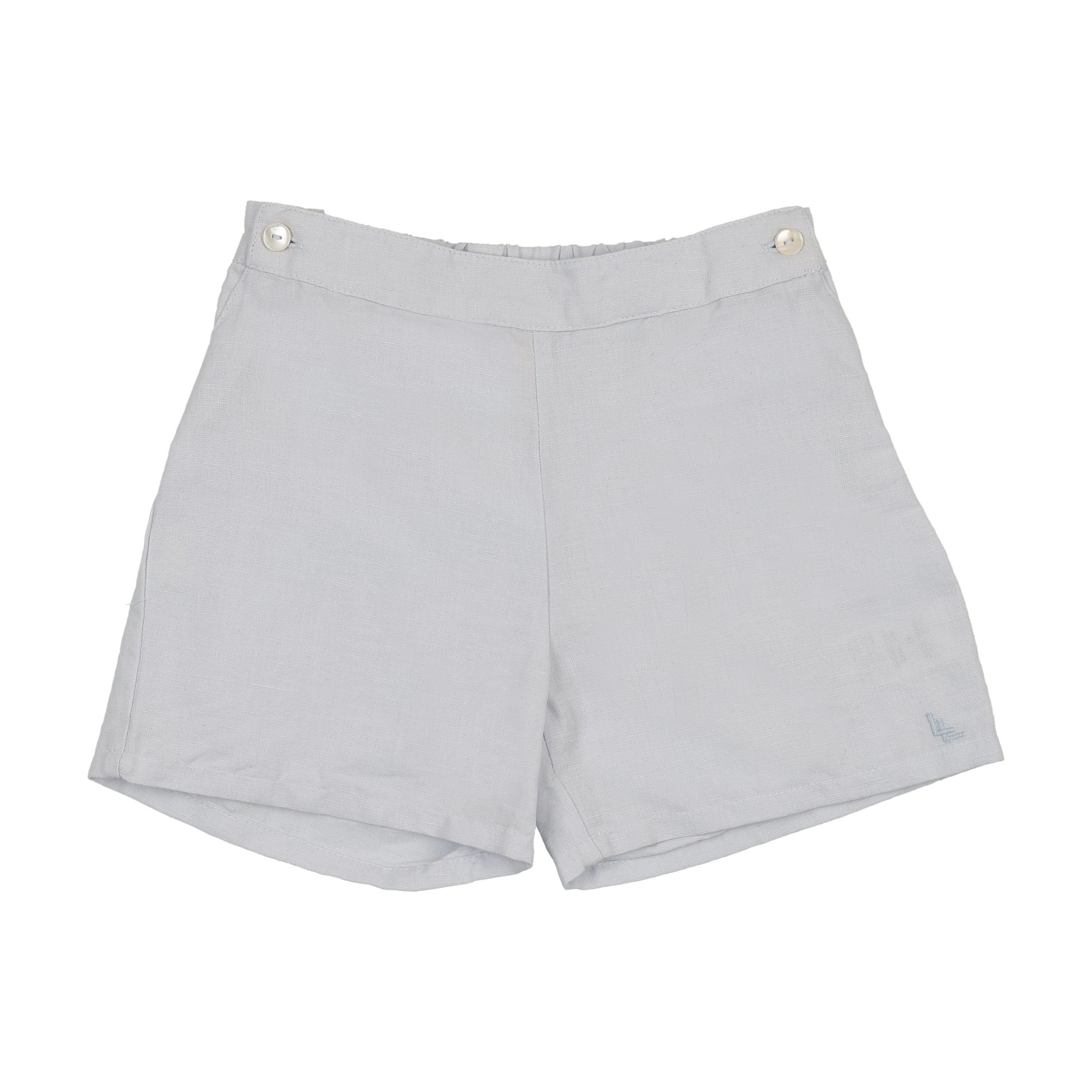 Solid Shorts-Clear Blue