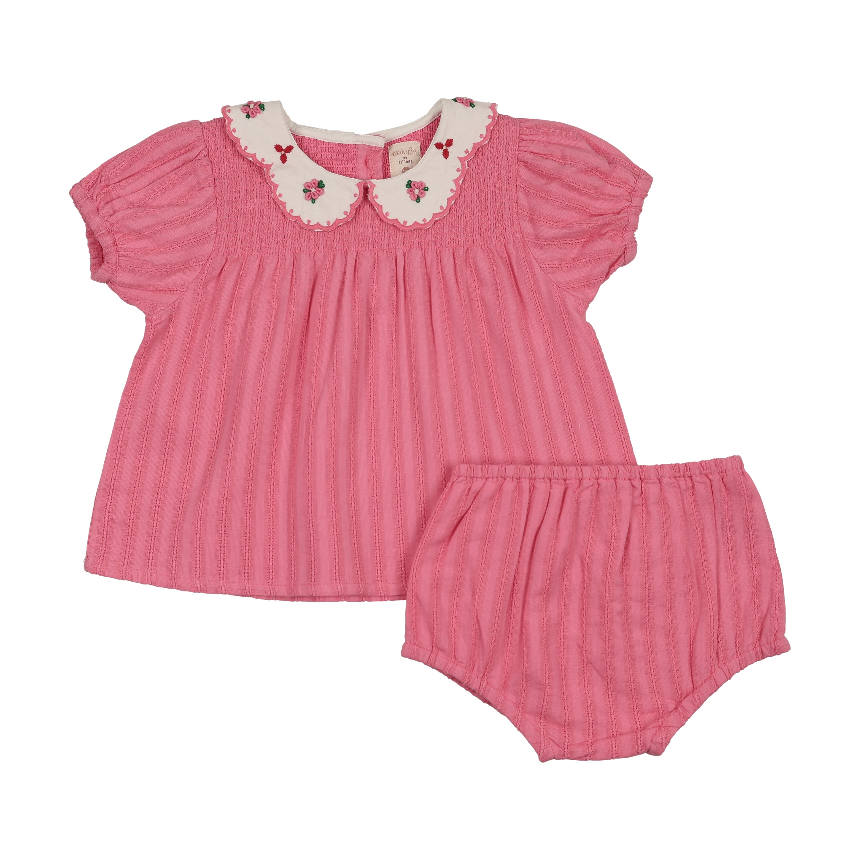 Smocked Set-Fresh Pink