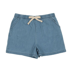 Denim Capsule Shorts-Blue Tencel