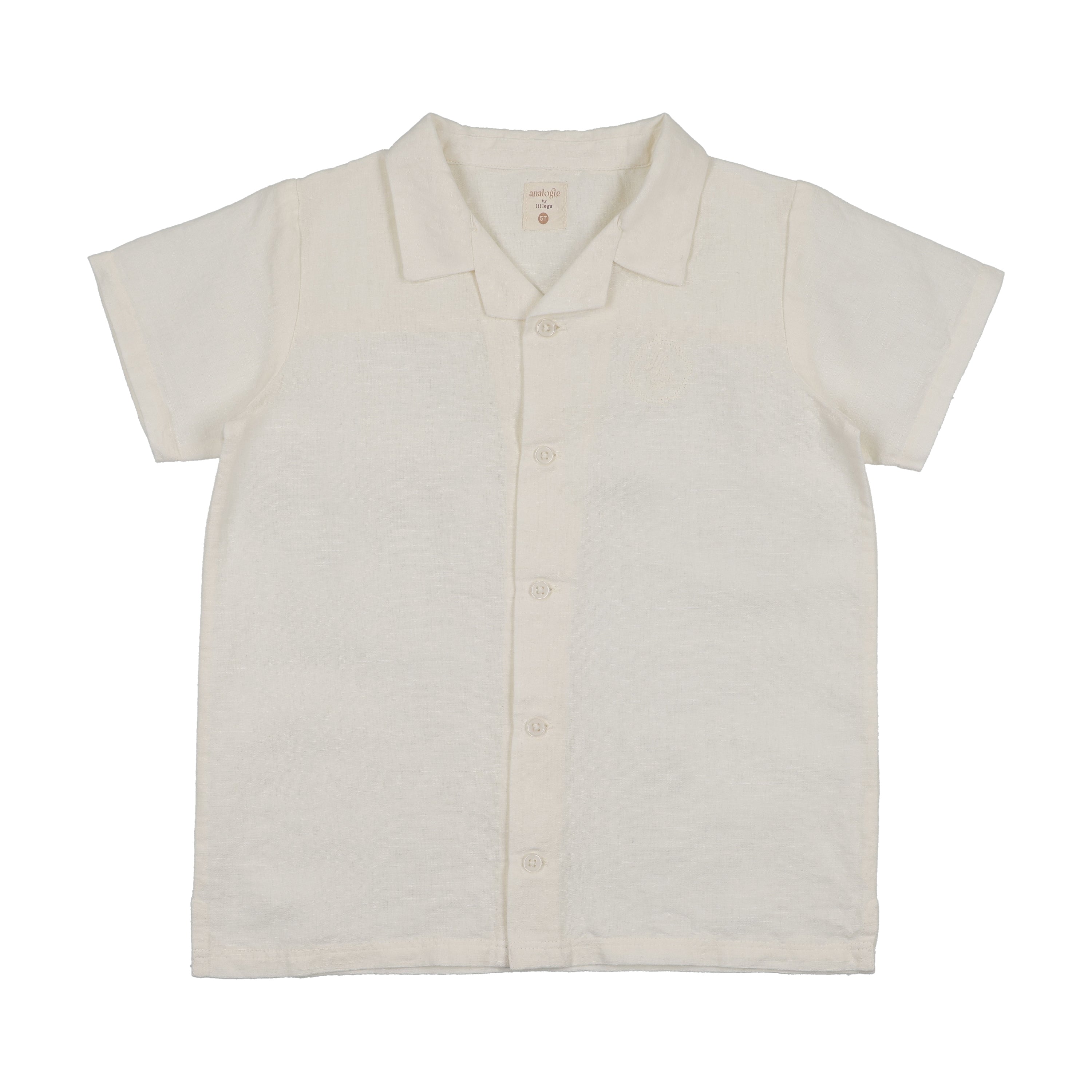 Analogie White Dress Shirt - Mandarin Collar 7 / White Analogie White Dress Shirt - Mandarin Collar 7 / White