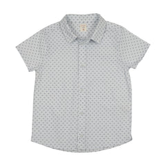 Mountain Meadows Shirt-Clear Blue Leaf