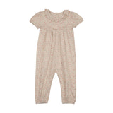 Sunny Blossoms Long Romper-Bud Pink