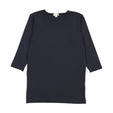 Bamboo Tee Three Quarter Sleeve - Navy
